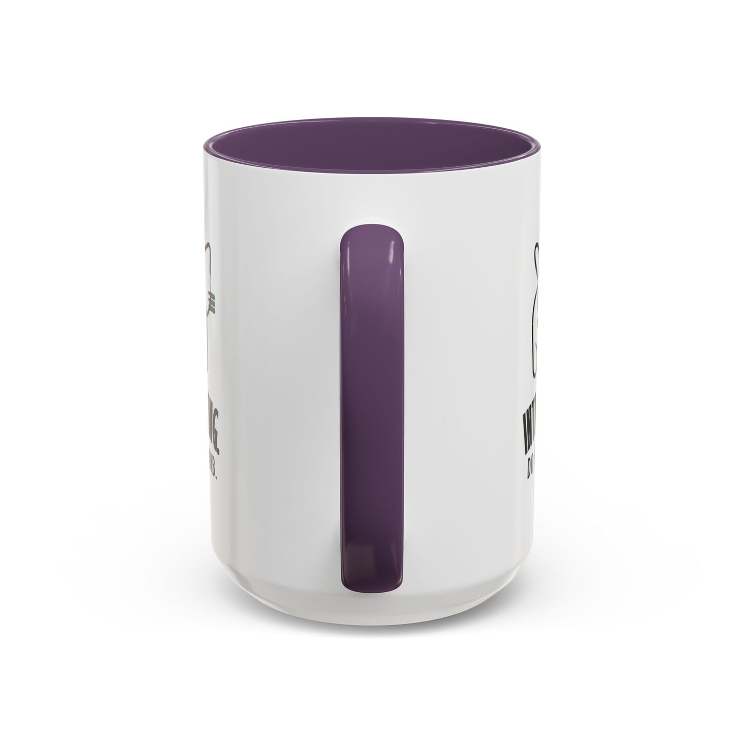 Introverting. Do Not Disturb. Two-Tone Cat Coffee Mug (11oz & 15oz)