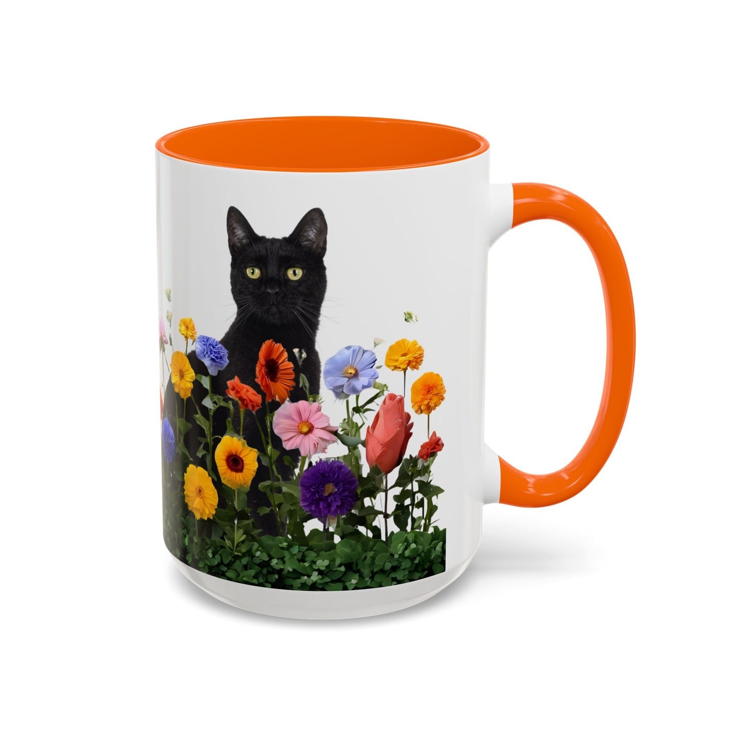 Floral Cats Coffee Mug